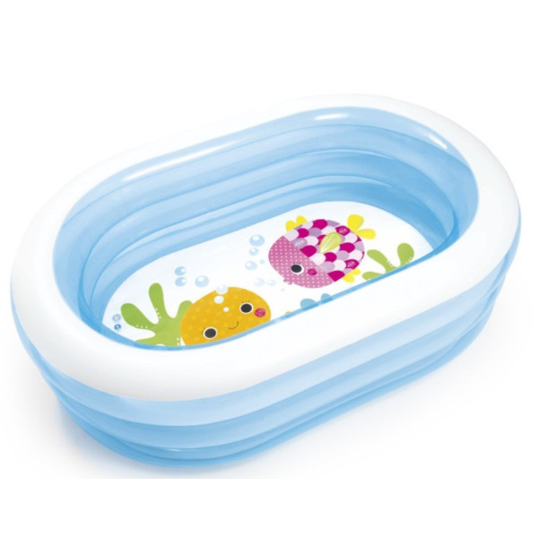 Дитячий надувний басейн 57482 овал на 238 л (57482-1)