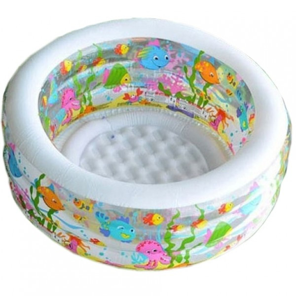Дитячий надувний басейн Акваріум 58480 на 318 літрів (58480-1)