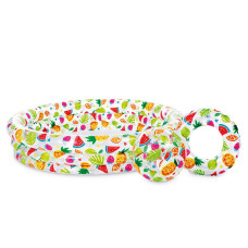 Детский надувной бассейн "Фрукты" 59469-3 с мячом и кругом(59469-3)