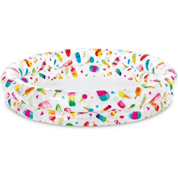 Дитячий надувний басейн "Морозиво" 59421-2, 122 х 25 см 105 л  (59421-2)