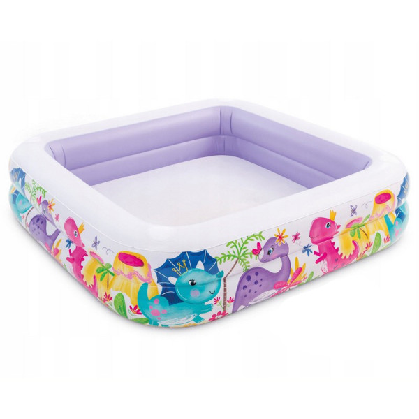 Дитячий надувний басейн 57470(Violet) зі знімним дахом 157 x 122 см 295 л (57470(Violet))