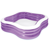 Дитячий надувний басейн Сімейний 57495(Violet) 1229 х 229 х 56 см 1215  (57495(Violet))