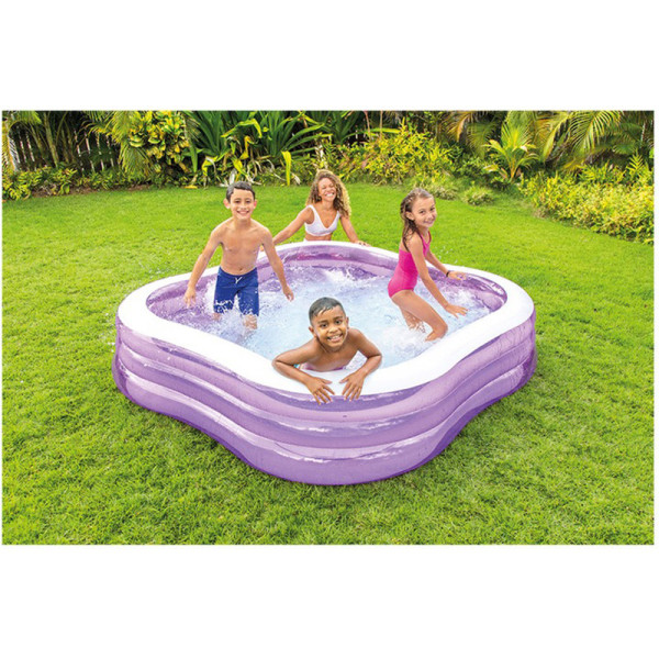 Дитячий надувний басейн Сімейний 57495(Violet) 1229 х 229 х 56 см 1215  (57495(Violet))