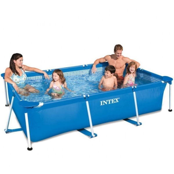 Басейн каркасний 28270 прямокутний, 220-150-60 см, 1662 л, ремкомплект (28270)