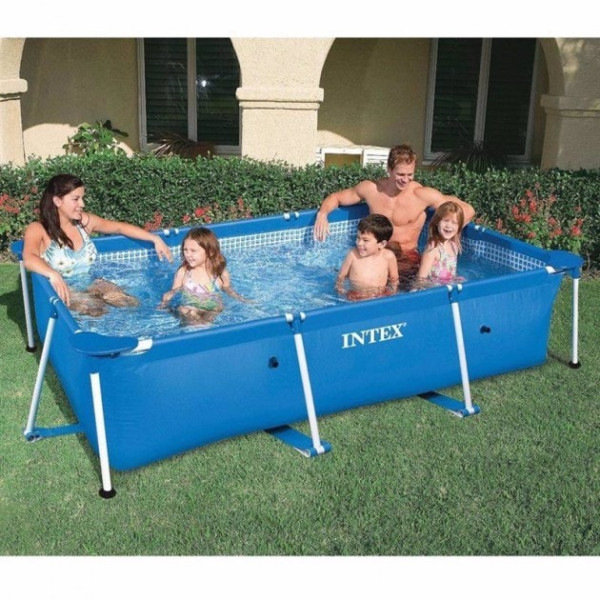 Басейн каркасний 28270 прямокутний, 220-150-60 см, 1662 л, ремкомплект (28270)