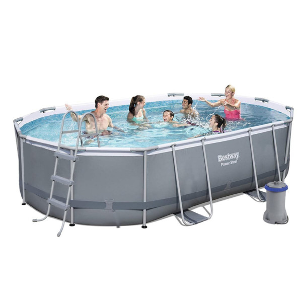 Басейн каркасний Bestway 56448 (488-305-107 см), 10949 л (56448)