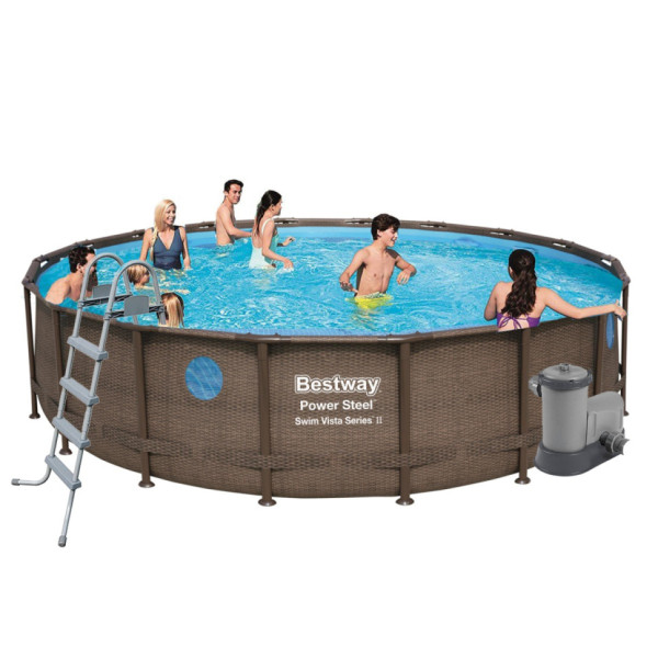 Бассейн каркасный Bestway 56977 (549-122см), 23062 л