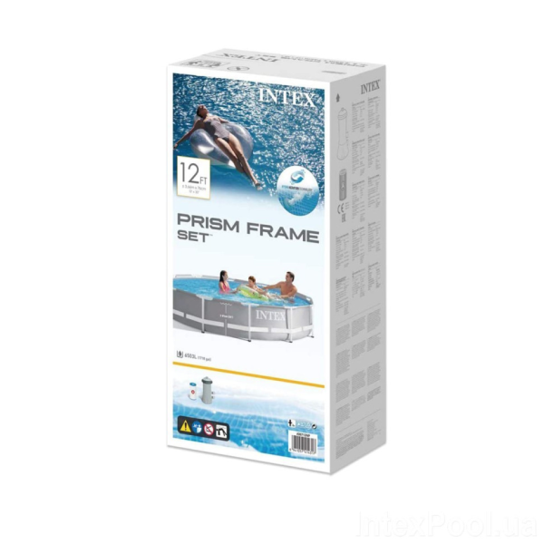 Басейн каркасний 26712, 366-76 см, 6503 л, фільтр+насос (26712)