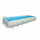 Басейн каркасний "Ultra Frame Rectangular" INTEX 26374 прямоуг, 975Х488Х132 см, 54368 л., фильтр-насос, лестница, подстилка, тент