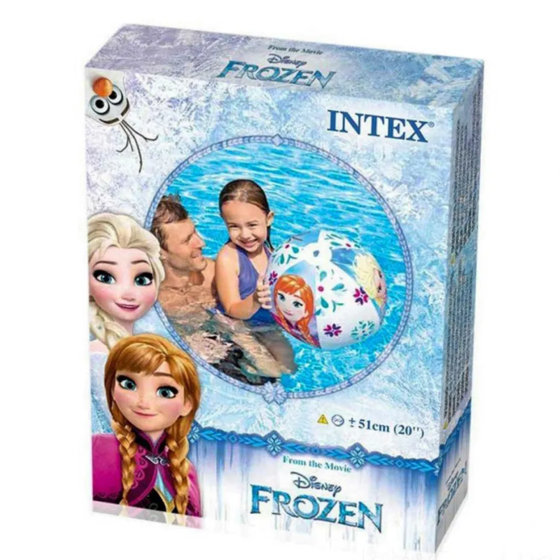 Пляжний надувний м'яч Frozen 58021, 51см