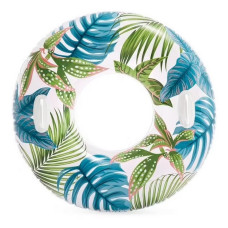 Дитячий надувний круг "Листя" 58263-6 з двома ручками (58263-6)
