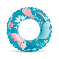 Дитячий надувний круг "Рибки" 59242(Blue) синій 61 см (59242(Blue))