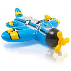 Детский плотик для плавания Самолетик 57537 с водяным пистолетом