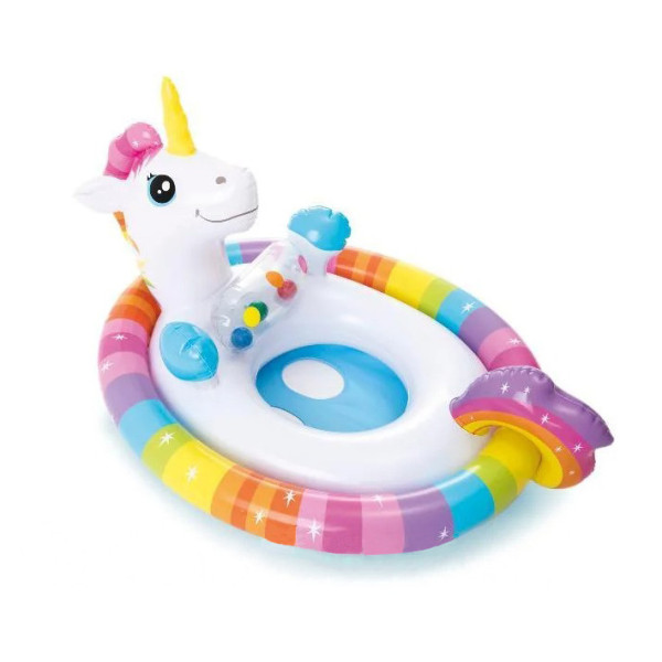 Детский надувной плотик "Животные" 59570, 81 x 58 см Единорог(59570U)