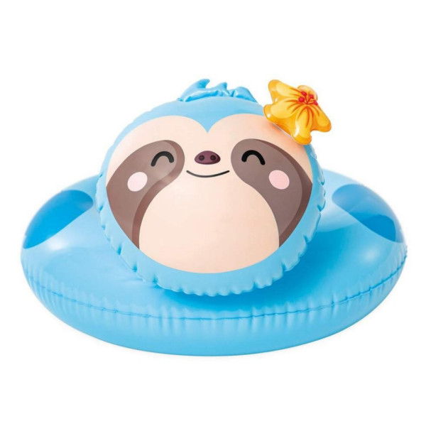Дитячий надувний круг 59220, 58 x 55 см  Лінивець (59220-8)