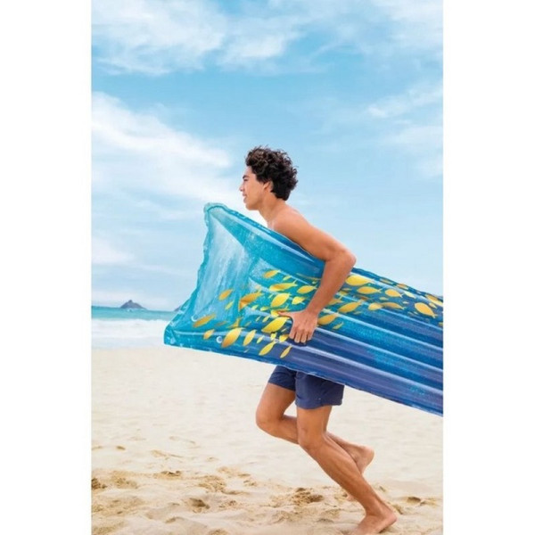 Матрац надувний пляжний "Рибки" 59720-6, 183 x 69 см (59720-6)