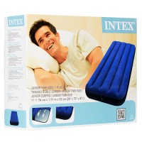 Надувний велюровий матрац Intex 68950, 193-76-22 см