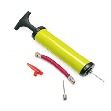 Насос ручний для м'ячів, надувних виробів Pump NE-P-18Y жовтий (NE-P-18Y)