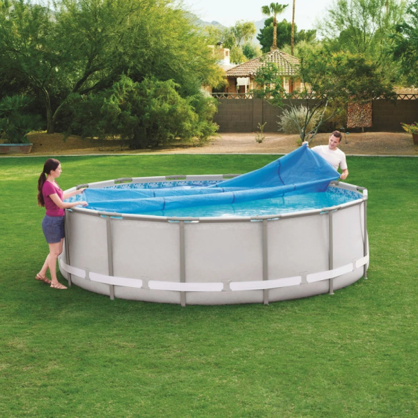 Теплозберігаюче покриття (солярна плівка) для басейну Intex 28010T діаметр 206 см (28010T)