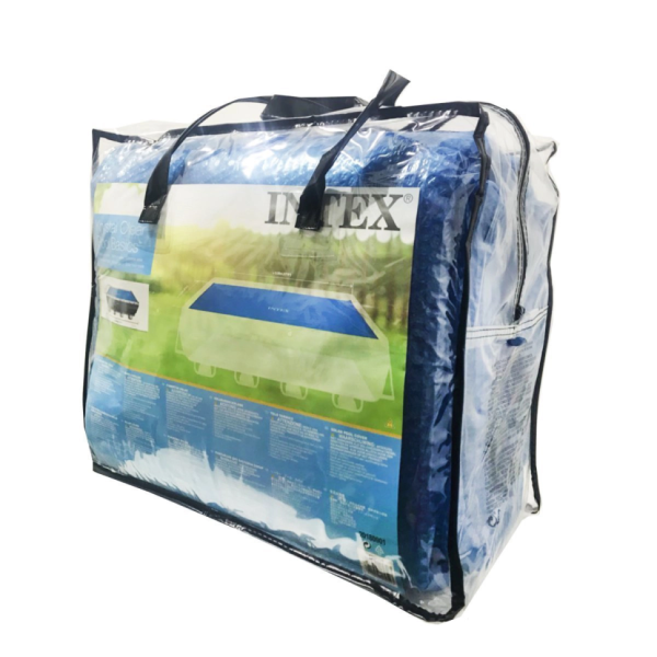 Теплозберігаюче покриття (солярна плівка) для басейну Intex 28028, 378-186 см (28028)