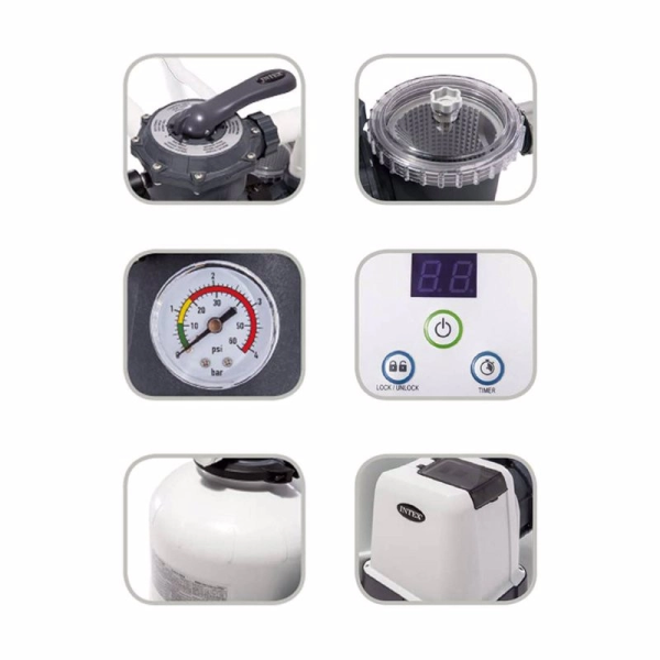 Пісочний фільтр-насос Intex 26648, 10000 л/год (26648)