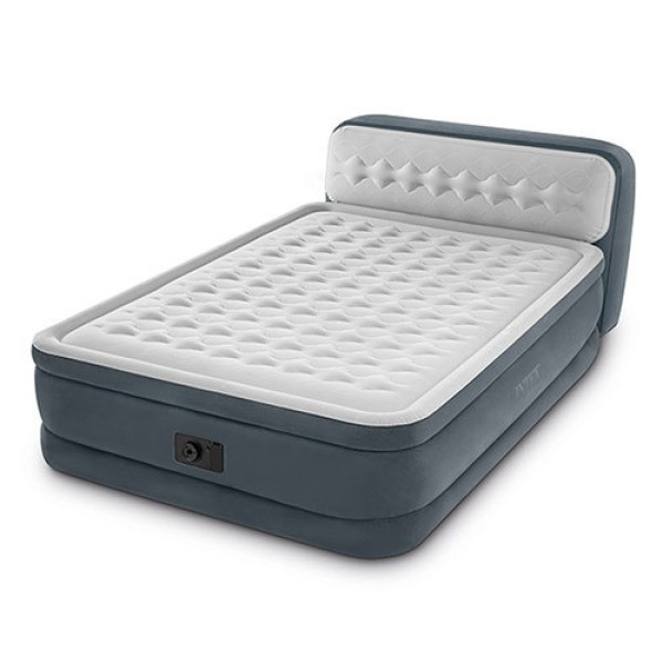 Велюр ліжко 64448, спинка, вбудований насос 220-240V (64448)