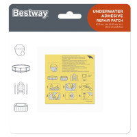Ремкомплект для надувных изделий 62091  в наборе клей + пленка                                                                    (62091)