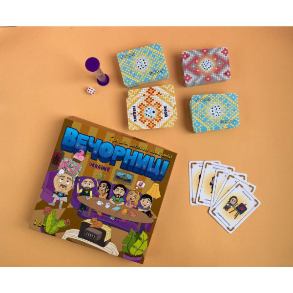 Настільна гра для компанії "Вечорниці" 8878-VCHR Укр