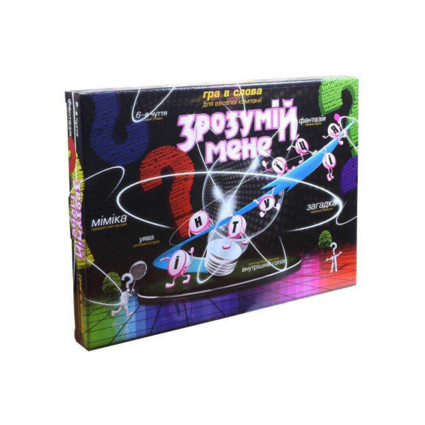 Настольная игра Пойми меня БОЛ 0028, на укр. языке