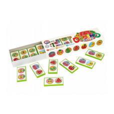 Настільна гра Доміно дитяча "Фрукти" ТехноК 3336TXK (3336TXK)