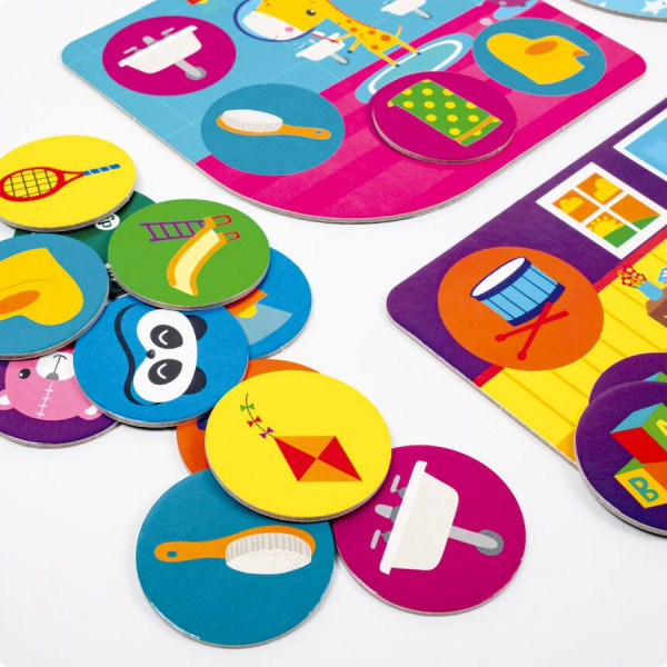 Гра настільна "Fisher Price. Лото. Мій день" VT2910-02, 4 гральні поля (VT2910-02)