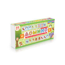 Дитяча гра доміно "Звірятка" 1-093 від 3-х років (1-093)