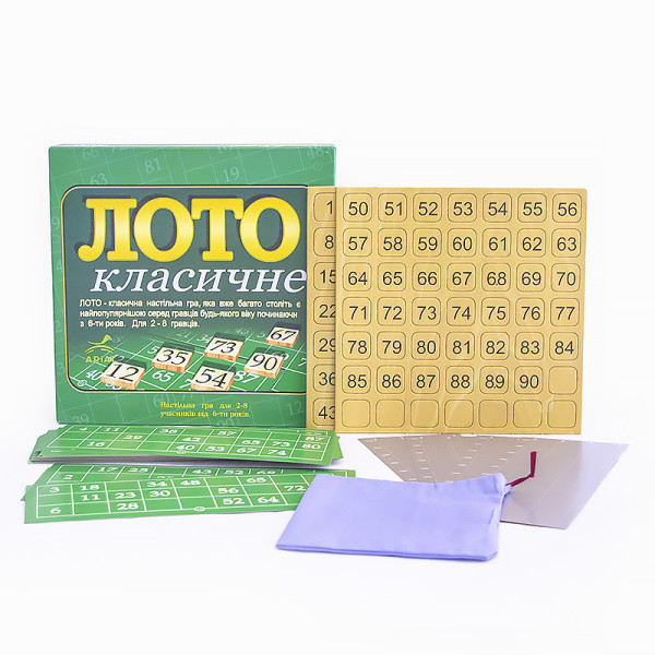 Настільна гра Лото класичне Arial 910046 укр. мовою (910046)