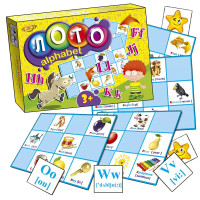 Настільна розвиваюча гра "Лото ALPHABET" MKM0327 англ. мовою (MKM0327)