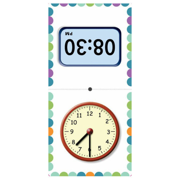 Математичне доміно "Вивчаємо час" 1348003, 72 картки (1348003)