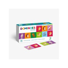 Детская игра Домино Животные DoDo 300248, 28 карточек с рисунками