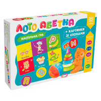 Настільна гра Лото алфавіт 129232 зображення зі словами (129232)