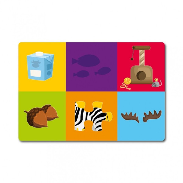 Настільна гра Лото тварини+асоціації 128527, 6 карток-планшеток (128527)