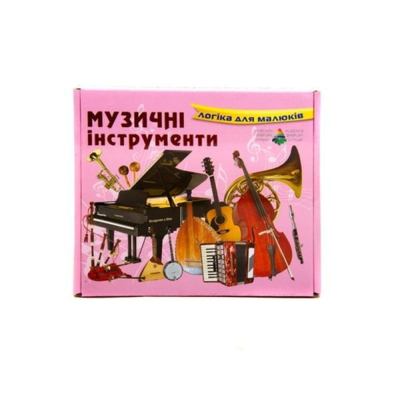 Настільна гра лото "Музичні інструменти" 83088, 72 ігрові картки