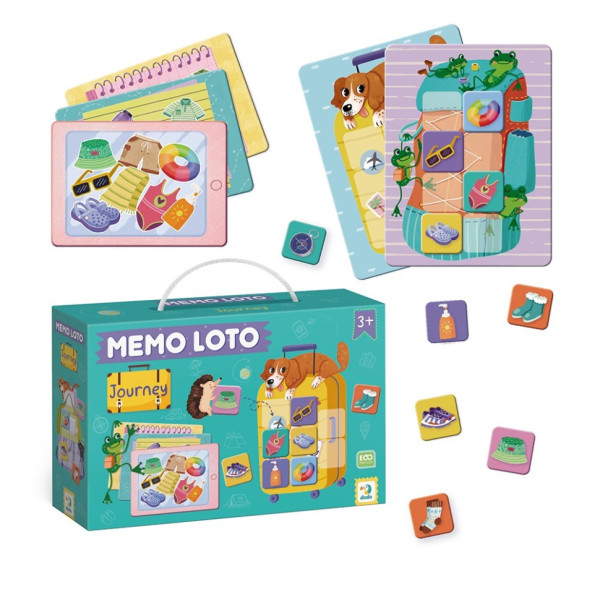 Настільна гра-лото "Збираємось у подорож" 301227, 32 фішки (301227)