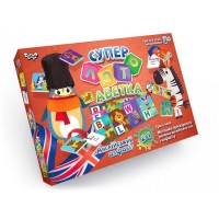 Настольная развивающая игра "Суперлото" Азбука CLA-01UE  укр / англ