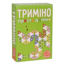 Настольная игра Тримино (Супердомино) Arial 911081, 56 фишек