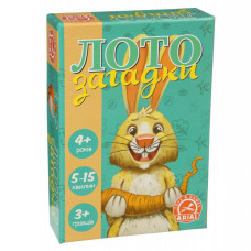 Дитяча настільна гра "Лото загадки" 911555 для дітей від 4-х років (911555)