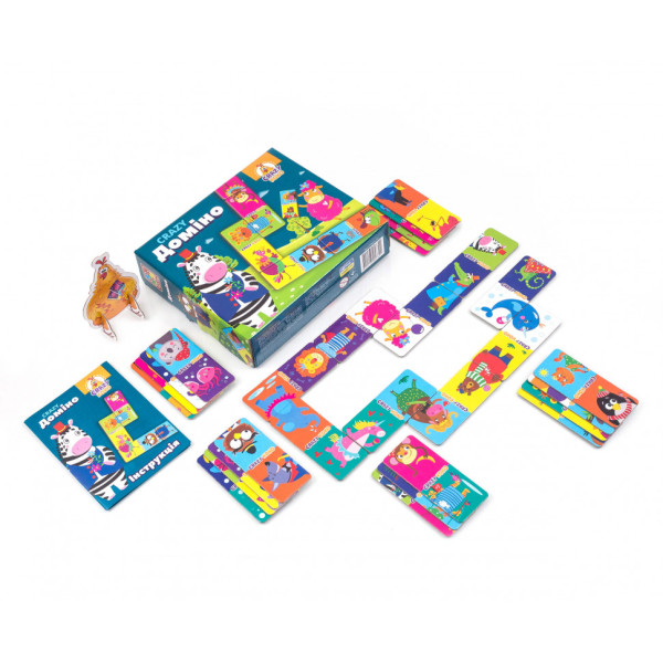 Дитяча гра настільна Crazy Доміно VT8055-10 укр. мовою (VT8055-10)