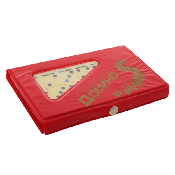 Настільна гра Доміно M 0003 в пеналі  Червоний (M 0003(Red))
