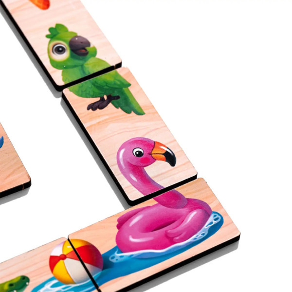 Деревянное домино "Половинки" (ПСД266) PSD266 (PSD266)
