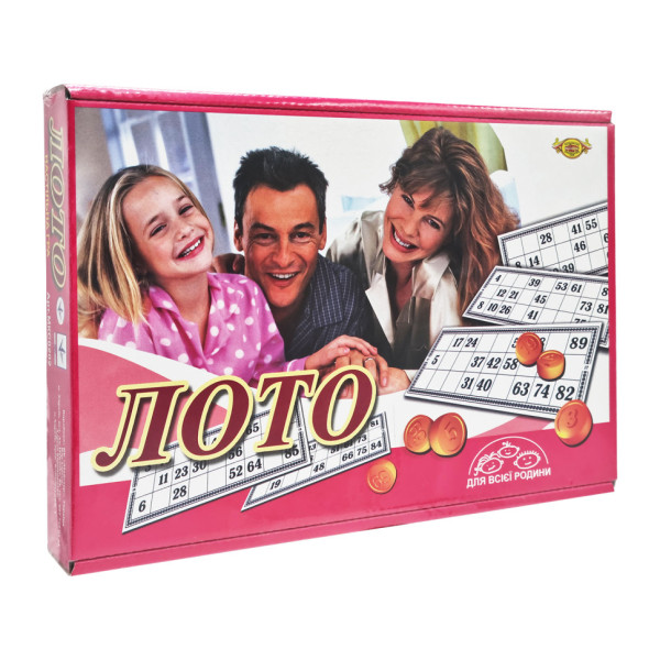 Настільна гра "Лото" MKC0202 правила гри рос. і укр. мовою (MKC0202)