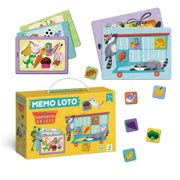 Настільна гра-лото "Супермаркет" 301228, 32 фішки (301228)