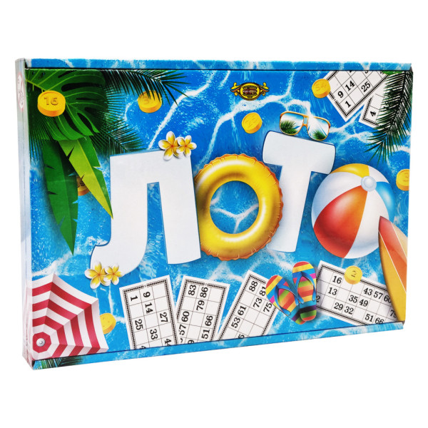 Настільна гра "Лото" MKC0202 правила гри рос. і укр. мовою (MKC0202)