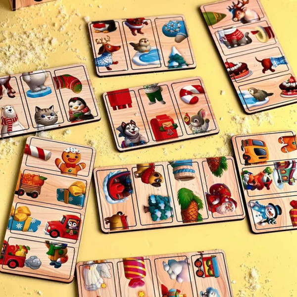 Настільна гра "Доміно-пазл" (ПСД240) PSD240, 28 плашок (PSD240)